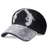 Double Pistol Rhinestone Baseball Cap