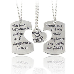 Daddy's Girl Mama's World Necklaces - Key Chains